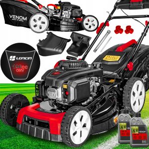 MOCNA KOSIARKA SPALINOWA Z NAPĘDEM 53CM SILNIK LONCIN 196CC NOWY MODEL 9W1